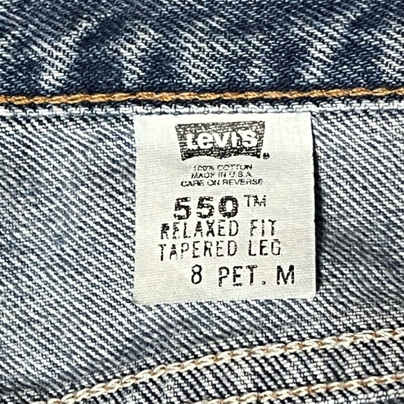 Vtg Levi’s 505 Classic Jeans Sz 8P Light Wash Everyday Essential Y2K Streetwear - Picture 10 of 11